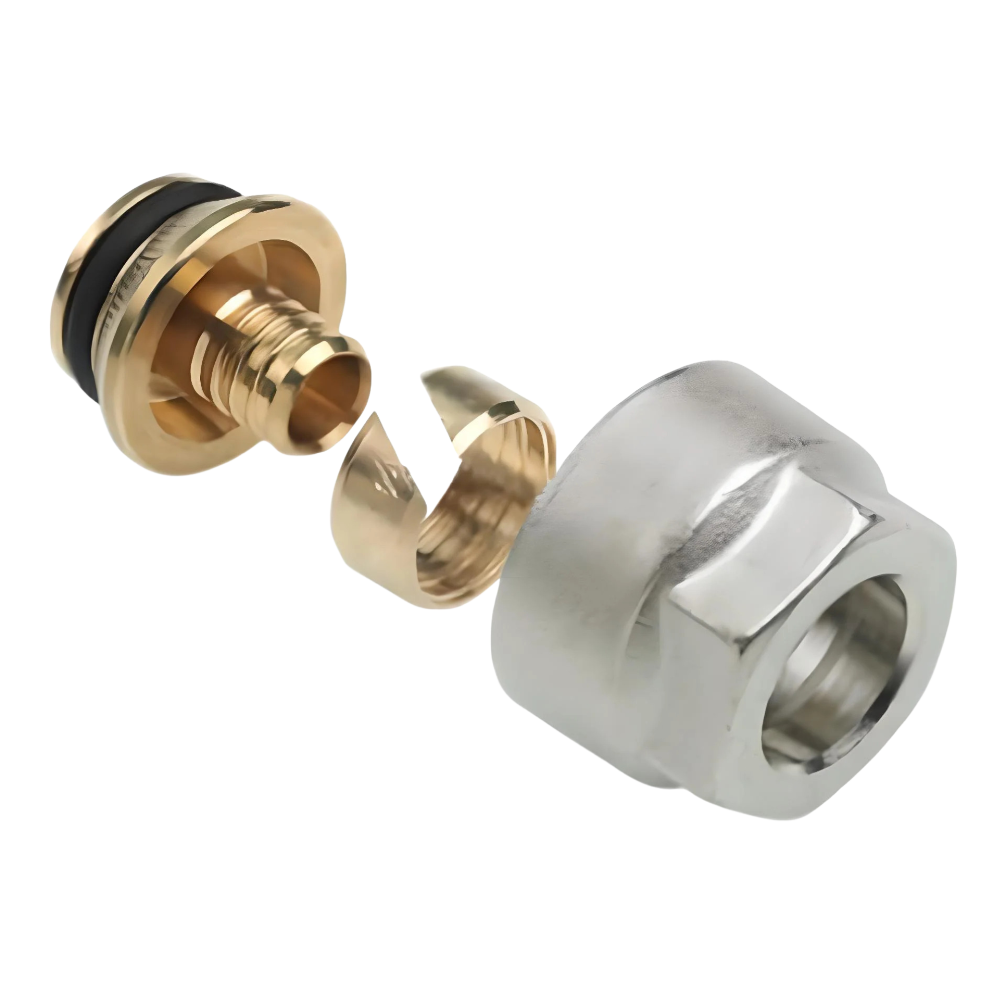 Conische koppeling 16x2mm-3/4" tbv verdeler (2st)