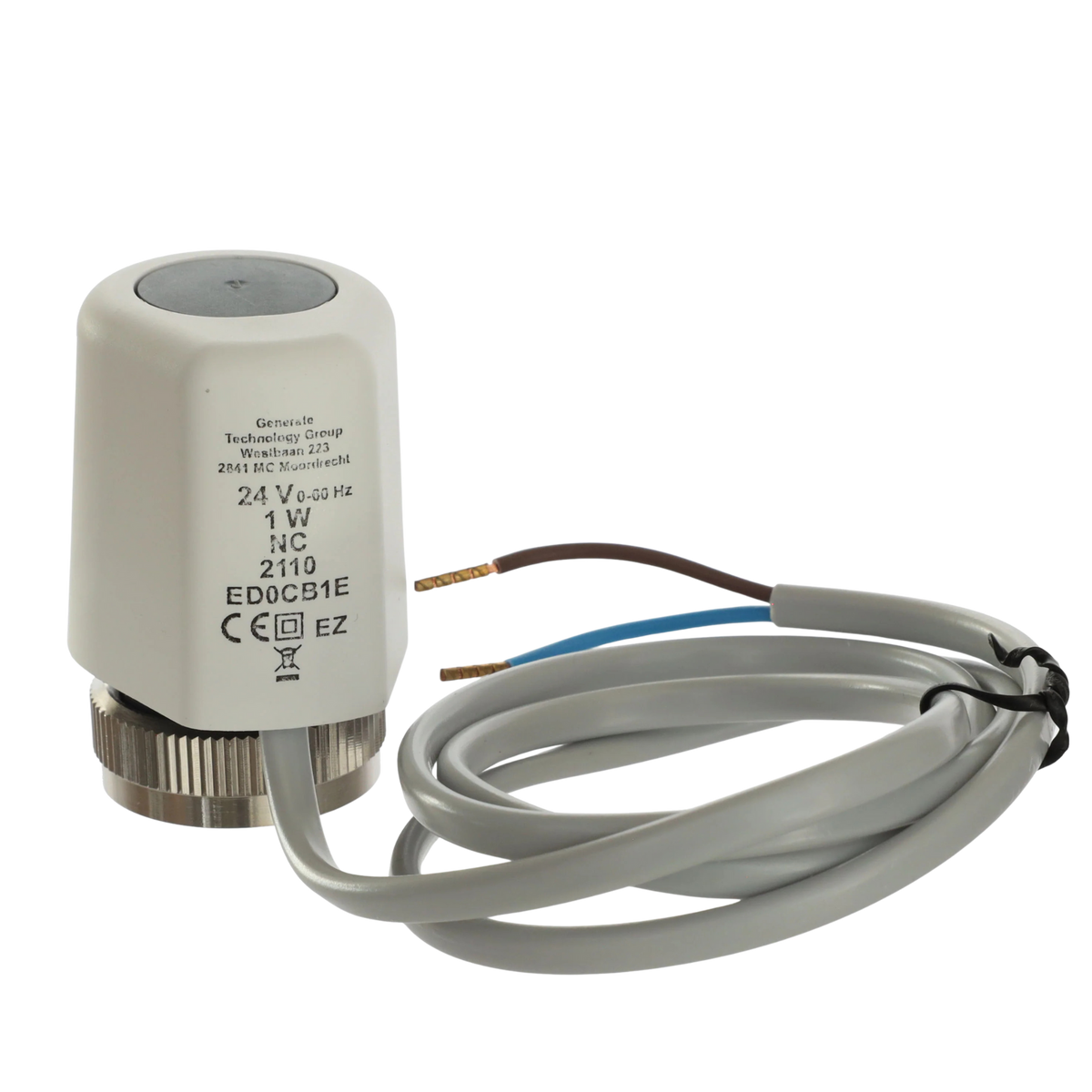 Servomotor 230V of 24V NC incl. slag 5mm, 100N