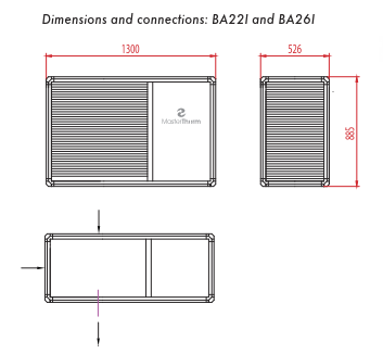 MasterTherm BoxAir Inverter-22I lucht-water warmtepomp pakket
