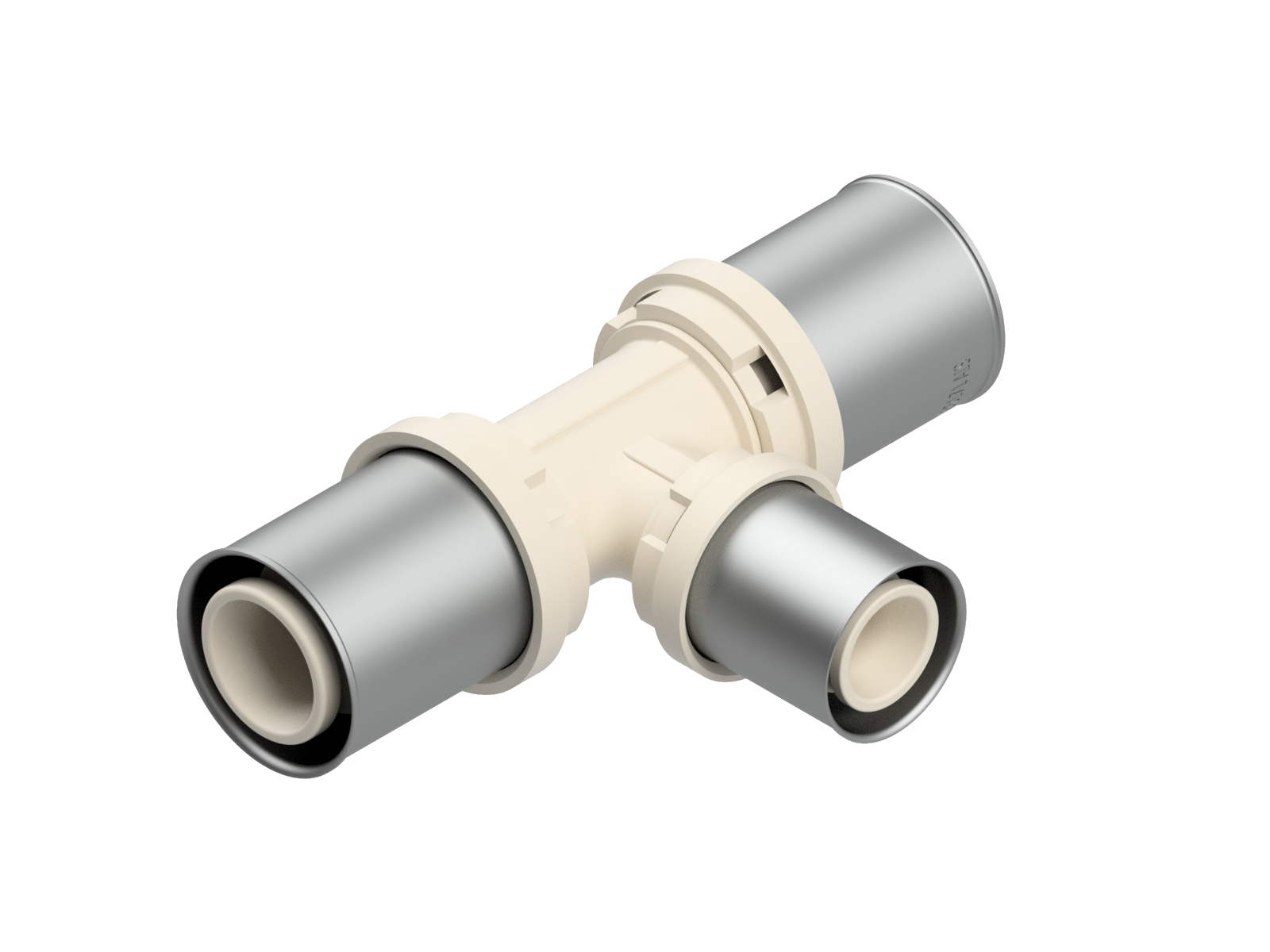 T-stuk 32x3,00-20x2,25-32x3,00mm PPSU