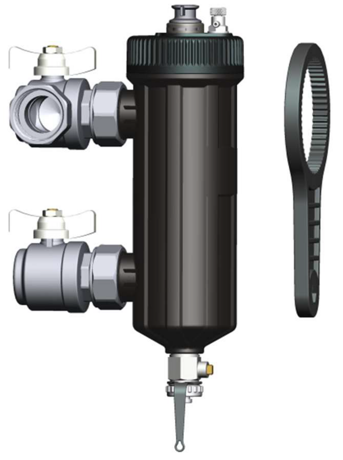 Quadromag HP 5/4" - magnetisch-mechanisch filter