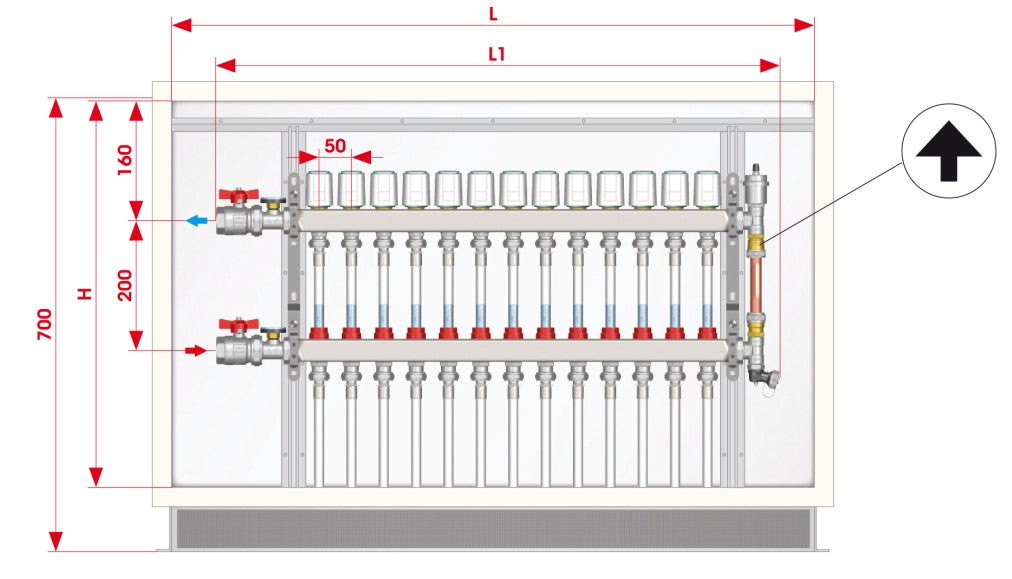 Verstelbare Off-Centre Bypass Kit