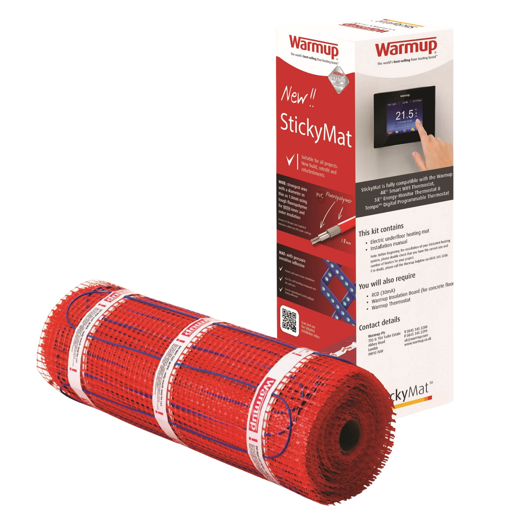 WARMUP Elektrische Vloerverwarming StickyMat SPM