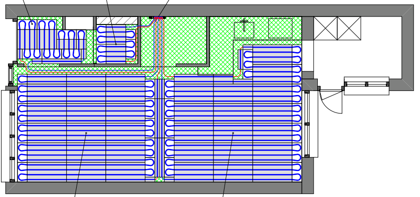 Legplan JUPITER IDEAL vloerverwarming